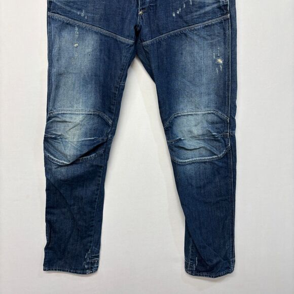G-Star Raw Men 5620 3D Low Tapered Jeans Size 36x34 Blue Denim Italy D051 -20 - Picture 16 of 16